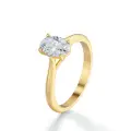 Pierścionek z owalnym diamentem 0.80 ct SBPZ_055